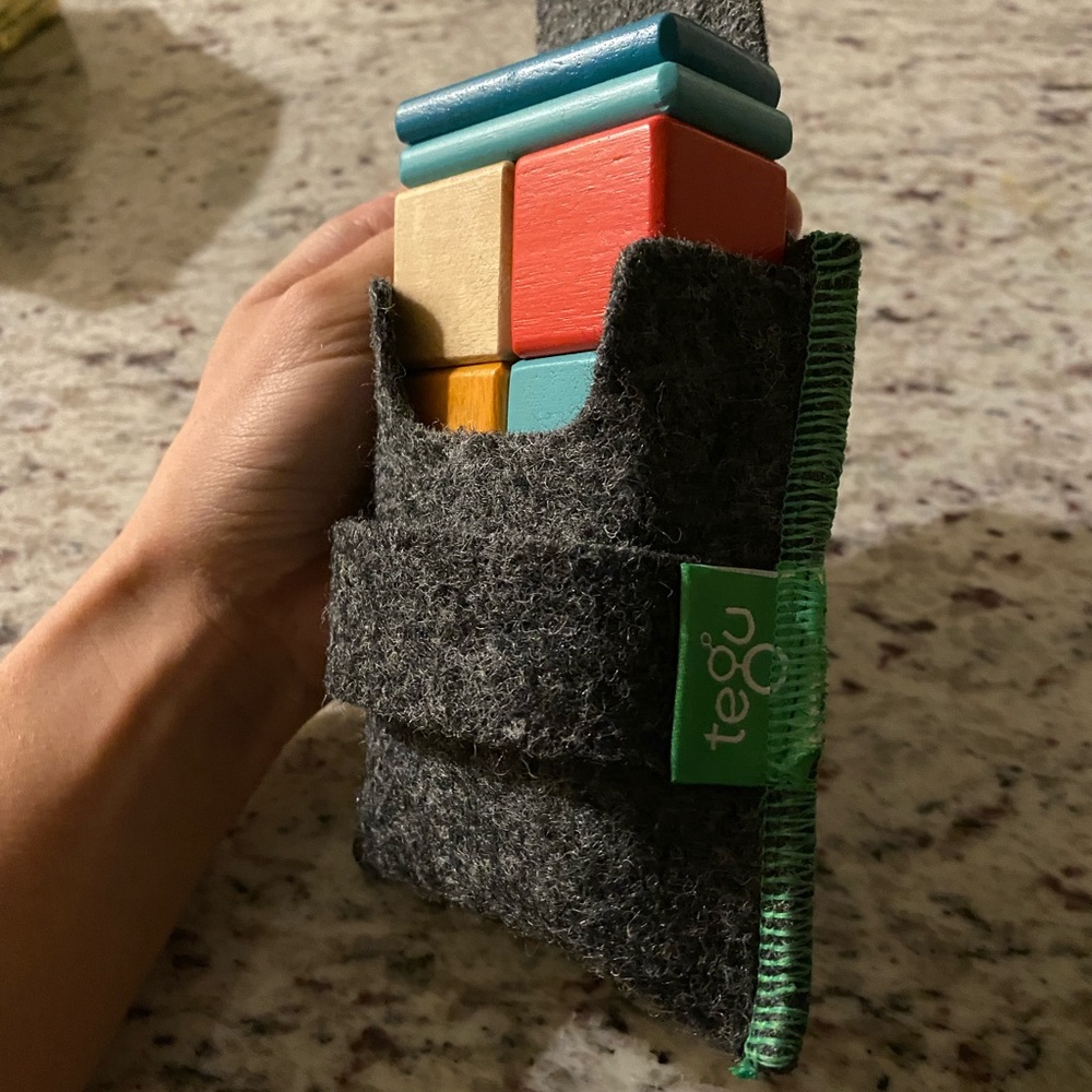 Wood Magnetic Blocks 🙌 Travel Set 🧳